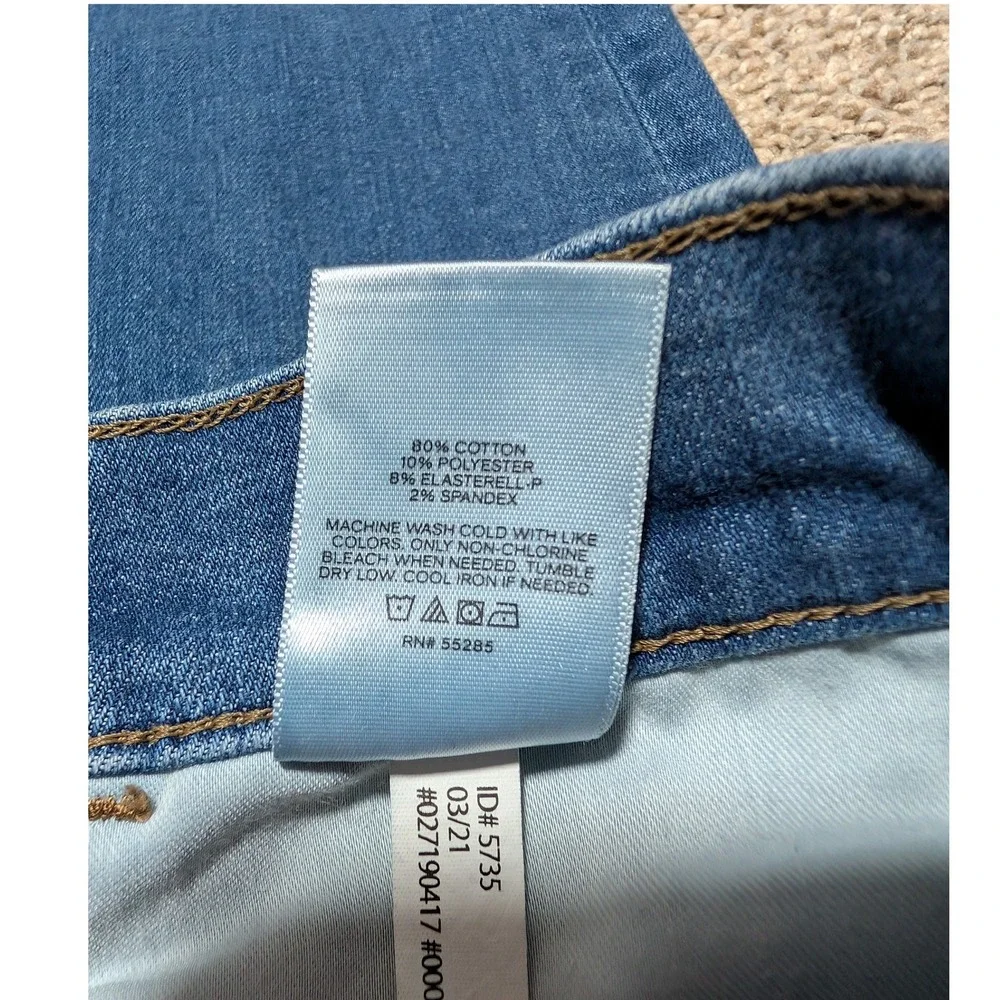 Express Women's Medium Wash High Rise Skinny Jeans‎ Stretch Denim Size 6